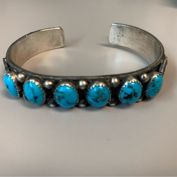 Native American bracelet made by well known artists EL Billah - Picture 3 of 7